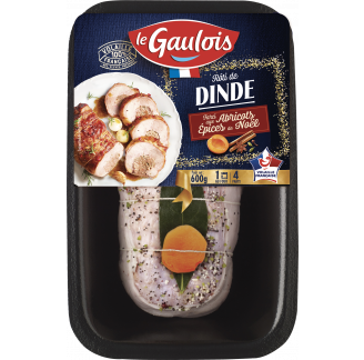 Le Gaulois - Rôti de dinde Abricots épices de Noël