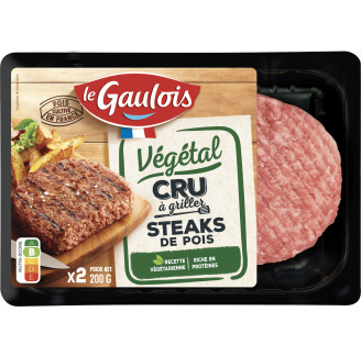 Le Gaulois - Steaks de Pois cru à griller