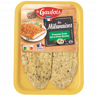 Le Gaulois - Milanaises fromage, ail et fines herbes