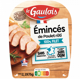 Le Gaulois - Emincés de filet de poulet rôti