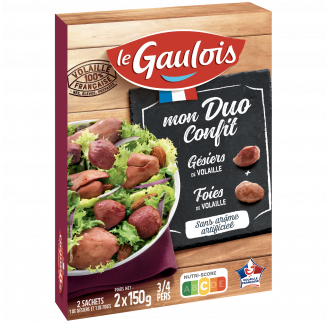 Le Gaulois - Duo Confit gésiers et foies