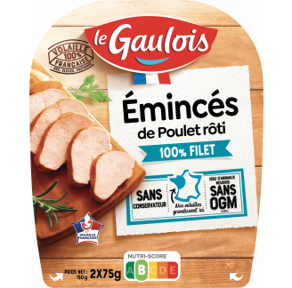 Le Gaulois - Emincés de filet de poulet rôti