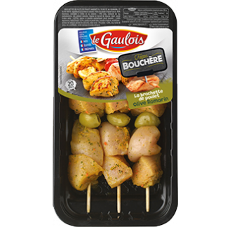 Le Gaulois - Brochettes traditionnelles Olive-Romarin
