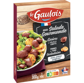 Le Gaulois - Salade gourmande de gésiers