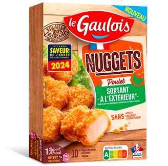 Le Gaulois - Nuggets de poulet Sortant à l'extérieur