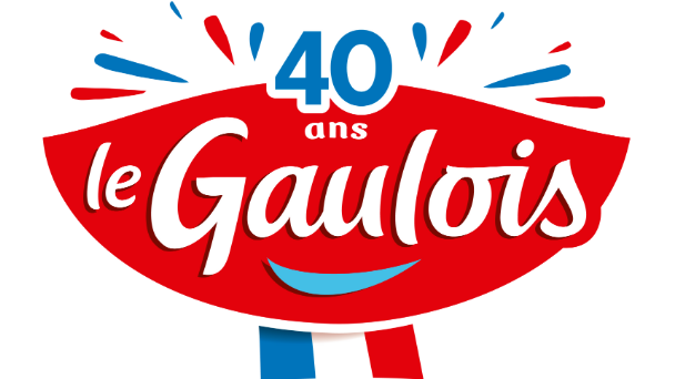 Logo Le Gaulois des 40 ans en 2024 Logo Le Gaulois spécial anniversaire pour célébrer les 40 ans avec tous les gaulois en 2024