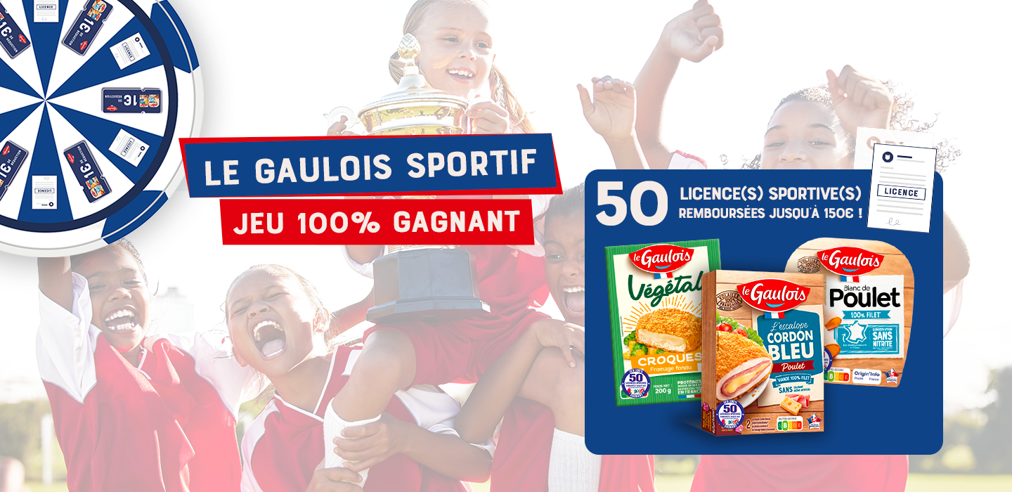 Jeu 100% gagnant Le Gaulois Sportif en magasin