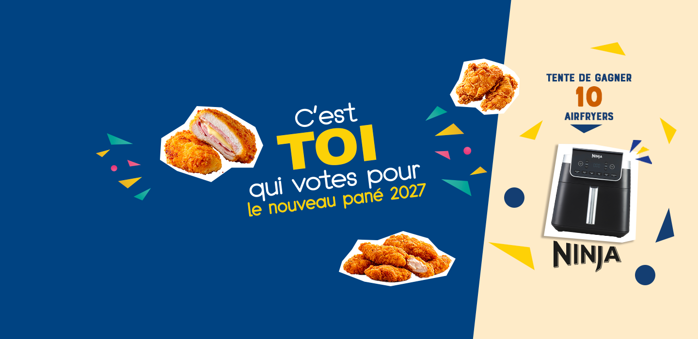 Votez pour le nouveau pané Le Gaulois 2027 et tentez de gagner des airfryers Ninja