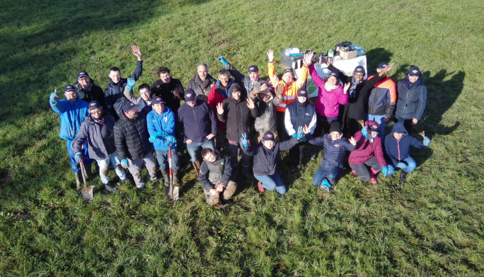Journée de plantation de nouveaux arbres sur les sites de Sablé