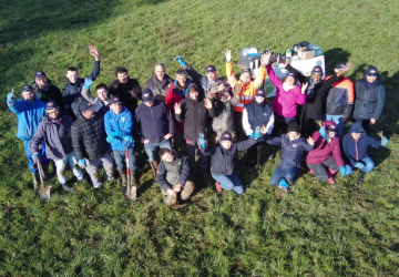 Journée de plantation de nouveaux arbres sur les sites de Sablé
