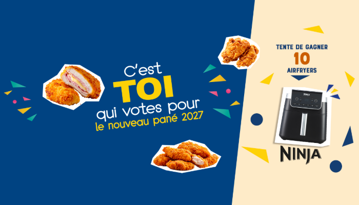 Votez pour le nouveau pané Le Gaulois 2027 et tentez de gagner des airfryers Ninja
