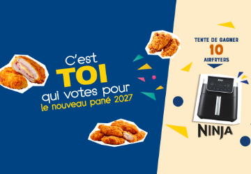 Votez pour le nouveau pané Le Gaulois 2027 et tentez de gagner des airfryers Ninja