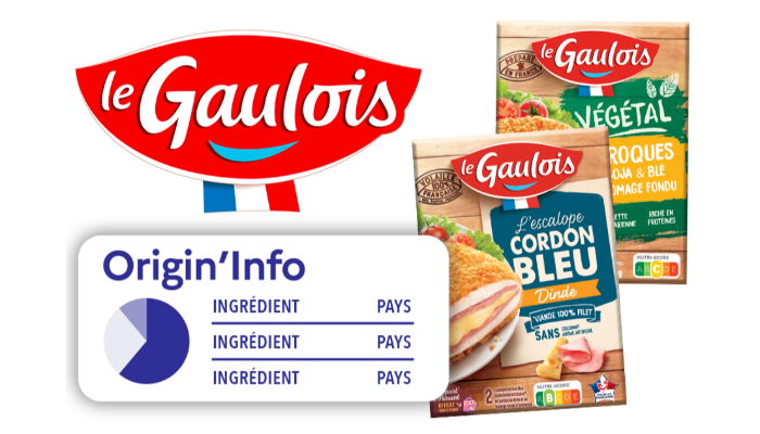Engagement Le Gaulois pour afficher l'Origin'Info des matières premières sur les produits élaborés de la marque