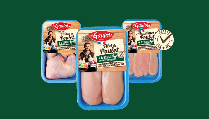 Une nouvelle gamme de poulet certifiée European Chicken Commitment (ECC)