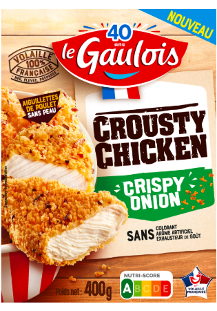 Visuel pack du crousty chicken crispy onion Le Gaulois