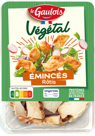 Visuel pack des émincés rôtis Le Gaulois Végétal