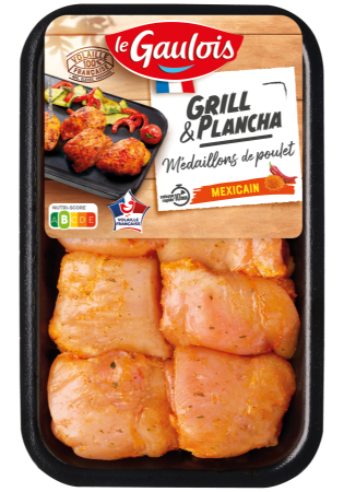 Visuel pack des Médaillons de poulet à la Mexicaine Le Gaulois