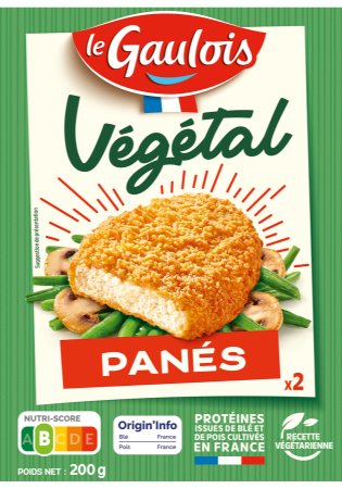 Visuel pack des panés Le Gaulois Végétal