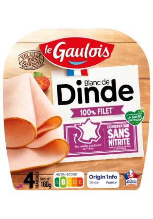 Visuel pack des blancs de dinde 100% filet Le Gaulois