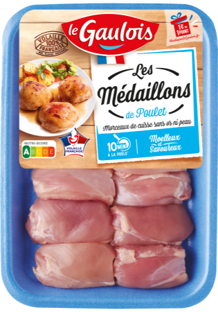 Visuel Pack des médaillons de poulet Le Gaulois