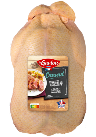 Visuel pack du canard barbarie, volaille prête à cuire Le Gaulois