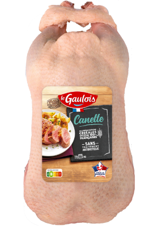 Visuel pack du canette barbarie, volaille prête à cuire Le Gaulois