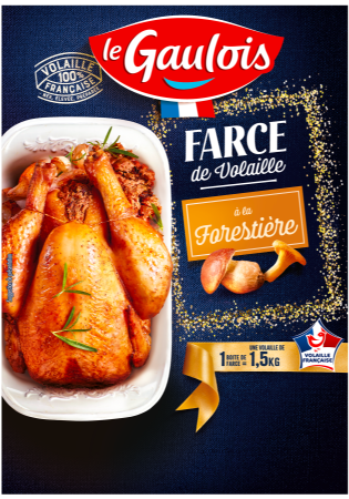 Visuel pack de la farce de volaille aux cèpes Le Gaulois