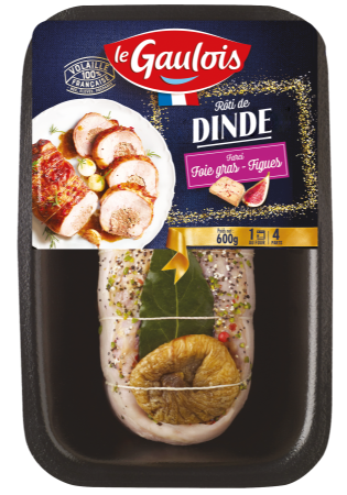 Visuel pack du Rôti de dinde au Foie Gras et Figues Le Gaulois
