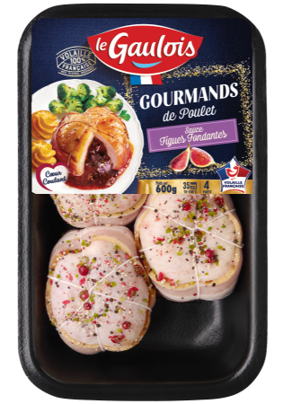 Visuel pack des Gourmands de poulet cœur coulant sauce figues Le Gaulois