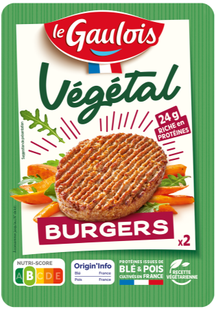 Visuel pack des burgers Le Gaulois Végétal