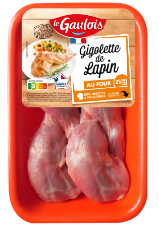 Visuel pack des gigolettes de lapin Le Gaulois