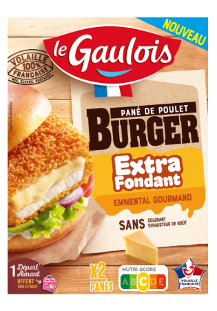 Visuel pack des Panés Burger Extra Fondant Le Gaulois