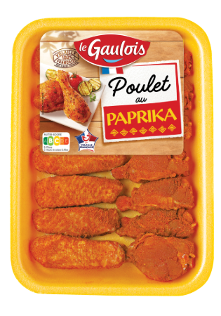 Visuel pack des ailes de poulet au paprika Le Gaulois