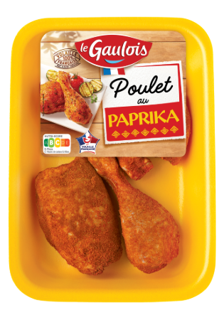 Visuel pack des cuisses de poulet au paprika Le Gaulois