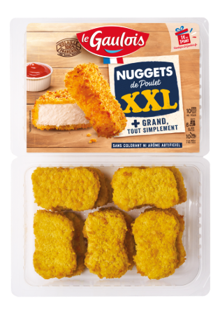 Visuel pack des nuggets de poulet XXL Le Gaulois
