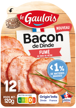 Visuel pack du Bacon de dinde fumé Le Gaulois