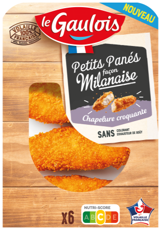 Visuel pack Petits Panés façon Milanaise Le Gaulois
