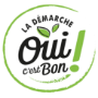 Logo Le Gaulois "Oui c'est bon", démarche respectant un cahier des charges d’élevage spécifique qui vise à améliorer le bien-être animal, à préserver la santé des volailles et l’environnement