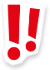 Pictogramme d'un point d'exclamation