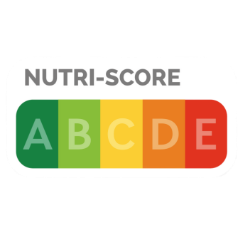 Logo du baromètre neutre du nutriscore sur un produit alimentaire