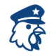 Pictogramme d'un poulet policier pour les histoires poulets-policiers pendants le Tour de France